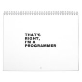 DAS IST RICHTIG, ICH BIN PROGRAMMIERER KALENDER (Titelbild)