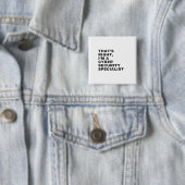 DAS IST RICHTIG, ICH BIN ZYBERSICHERHEITSSPEZIALIS BUTTON (Beispiel)