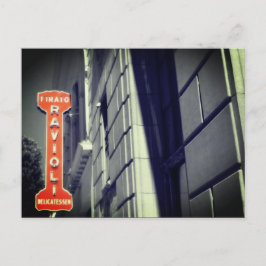 Das ist San José, CA-Firato Italienisches Deli Pos Postkarte