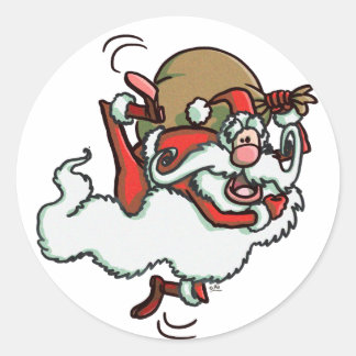 Das ist Santa! Aufkleber! Runder Aufkleber