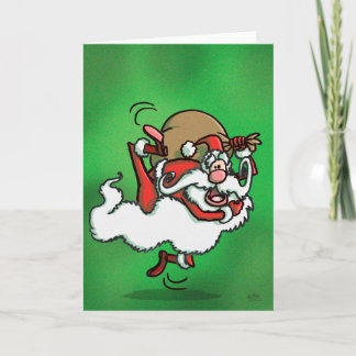 Das ist Santa! Grußkarte Feiertagskarte