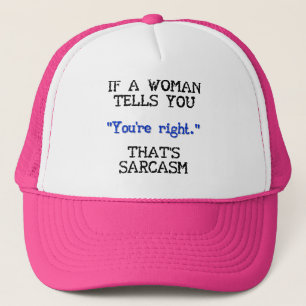Das ist Sarcasm Funny Ball Cap Hat Truckerkappe