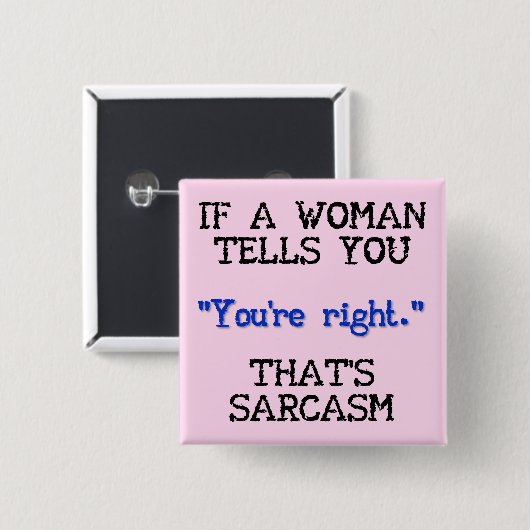 Das ist Sarcasm Funny Button Abzeichen Button (Vorne & Hinten)