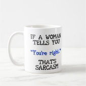 Das ist Sarcasm Funny Mug oder Travel Mug Kaffeetasse (Links)