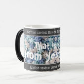 Das ist Schnee von gestern - alberner Tranil. Deut Verwandlungstasse (Vorderseite Links)