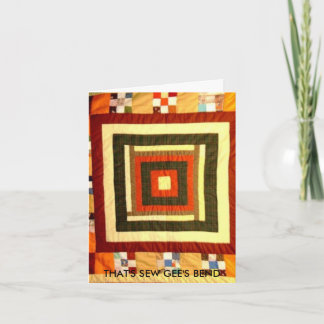 DAS IST SEW GEE'S BEND DANKESKARTE