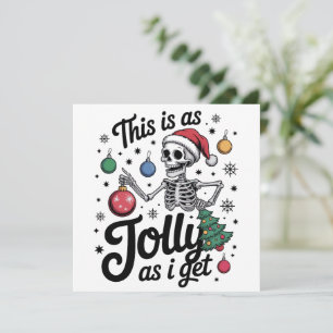 Das ist so jolly wie ich Funny Christmas Spaß beko Feiertagskarte