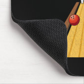 Das ist Some Bowl Retro lustiger Bowler  Mousepad (Ecke)