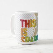 Das ist Sparta! Kaffeetasse (Vorderseite Links)