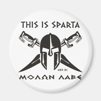 Das ist Sparta - Molon Lave - Black Magnet