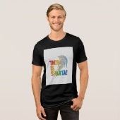 Das ist Sparta! Tri-Blend Shirt (Vorderseite voll)