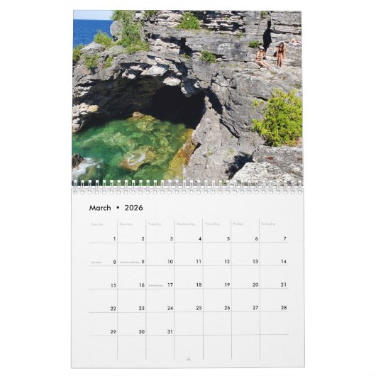 Das ist Tobermory Canada Kalender (Mär 2026)