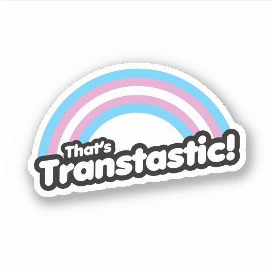 Das ist transtastisch aufkleber (Vorderseite)