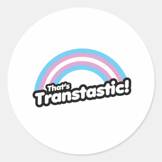 Das ist transtastisch runder aufkleber (Vorderseite)
