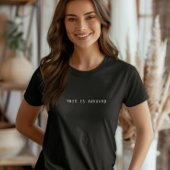 Das ist unbeholfenes T-Shirt, Minimalistische sozi T-Shirt