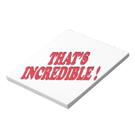 Das ist unglaublich notizblock (Rotiert)