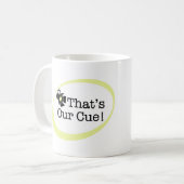 Das ist unser Cue Kaffeetasse (Vorderseite Links)