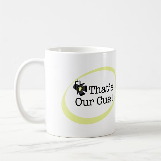 Das ist unser Cue Kaffeetasse (Links)