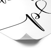 Das ist unsere glückliche Place Print Poster (Ecke)