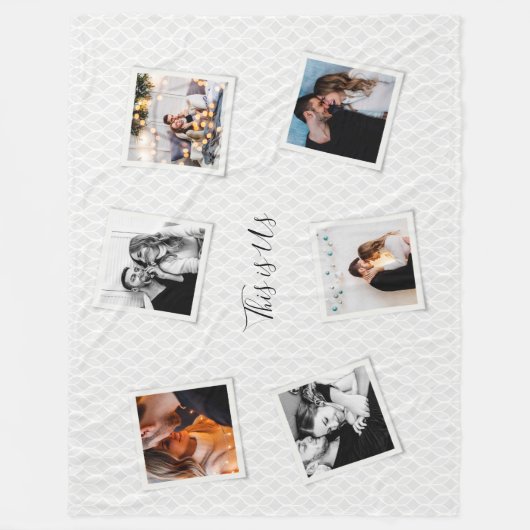 Das ist US Picture Collage Fleece Blanket (Vorderseite)