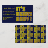 Das ist Vegas Baby! Visitenkarte (Vorne/Hinten)