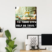 "Das ist vor allem für dich selbst wahr" Poster (Heimbüro)