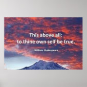 "Das ist vor allem für dich selbst wahr" Poster (Vorne)