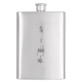 Das ist wahrscheinlich Wodka Flachmann (Vorderseite)