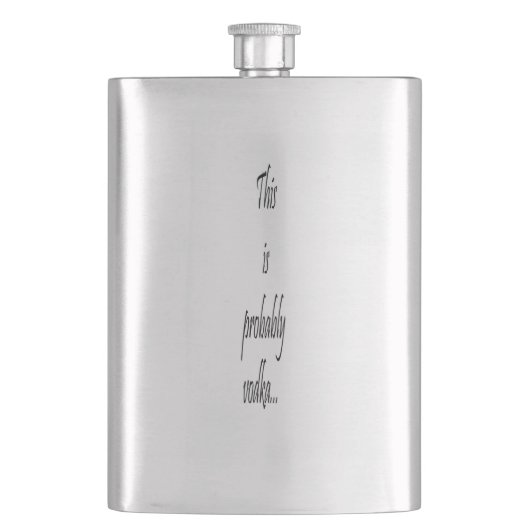Das ist wahrscheinlich Wodka Flachmann (Vorderseite)