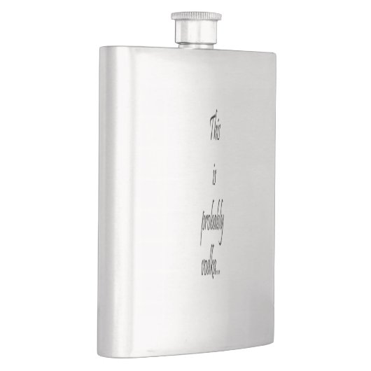 Das ist wahrscheinlich Wodka Flachmann (Rechts)