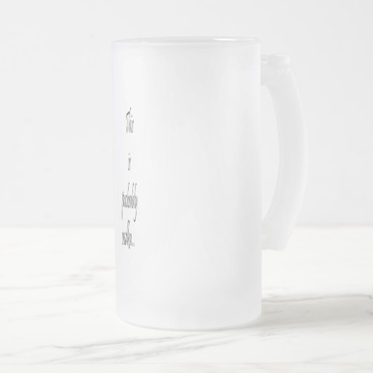 Das ist wahrscheinlich Wodka Mattglas Bierglas (VorderseiteRechts)