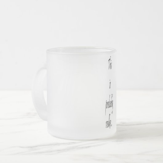 Das ist wahrscheinlich Wodka Mattglastasse (Vorderseite Links)