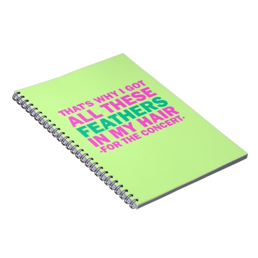 Das ist, warum ich alle diese Federn in meinem Notizblock (Rechte Seite)