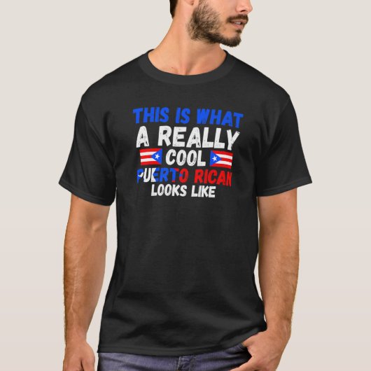 das ist, was cool Puerto ricano Puerto ricano Puer T-Shirt (Vorderseite)