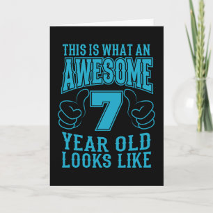 DAS IST WAS EIN TOLLER 7 JÄHRIGER 7. Geburtstag Karte
