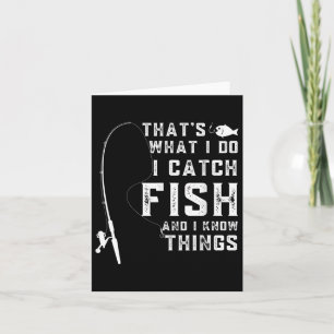 Das ist, was ich Fisch fangen und ich weiß, was Sp Karte