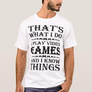 Das ist, was ich i-Spiel ich Sache-lustige Spiele T-Shirt