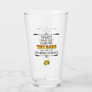 Das ist was ich mache - Ich gehe in Tiki Bars Glas