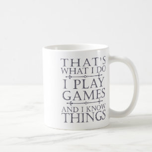 Das ist, was ich mache, Spiel lustiges Videospiel- Kaffeetasse