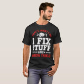 Das ist, was ich mache, um Stuff Funny Handyman Zi T-Shirt (Vorne ganz)