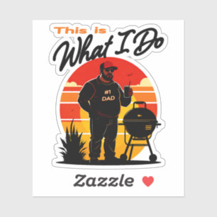 Das ist, was ich tue aufkleber