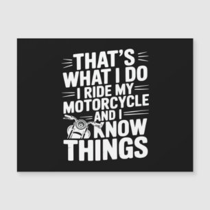 Das ist was ich tue, ich fahre mein Motorrad und i Magnetkarte