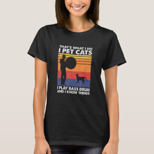Das ist, was ich tue, ich füttere Katzen, die ich  T-Shirt