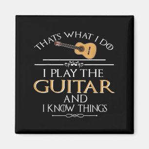 Das ist was ich tue ich spiele die Gitarre und ich Magnet