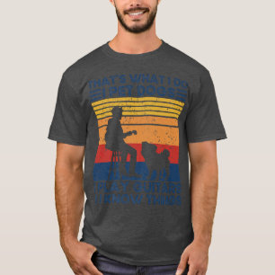 Das ist was ich tue ich streichle Hunde ich spiele T-Shirt