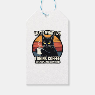Das ist, was ich tue, ich trinke Kaffee, ich hasse Geschenkanhänger