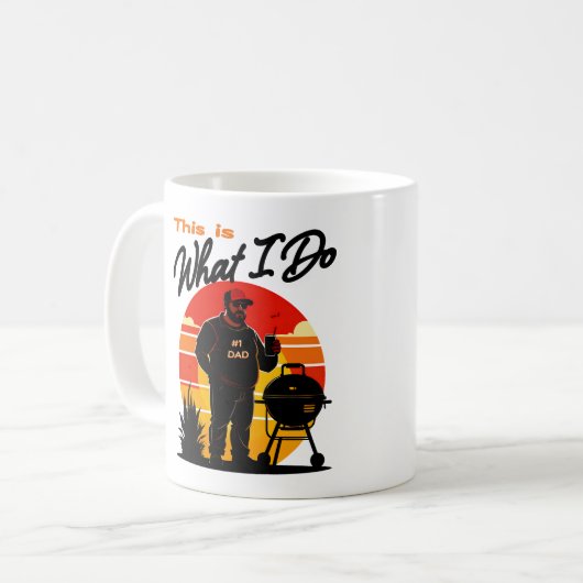 Das ist, was ich tue kaffeetasse (Vorderseite Links)