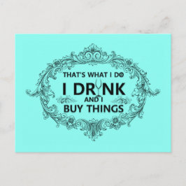 Das ist, was ich tue postkarte