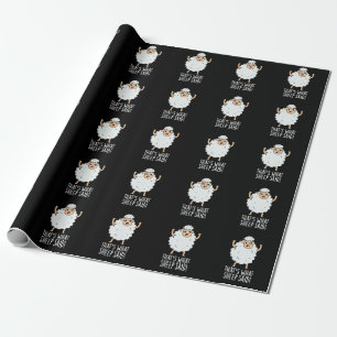 Das ist, was Schafe gesagt haben Lustiger Tierwitz Geschenkpapier