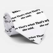 Das ist, was sie 1 sagte krawatte (Gerollt)